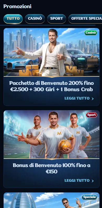 Millioner Casino Promozioni